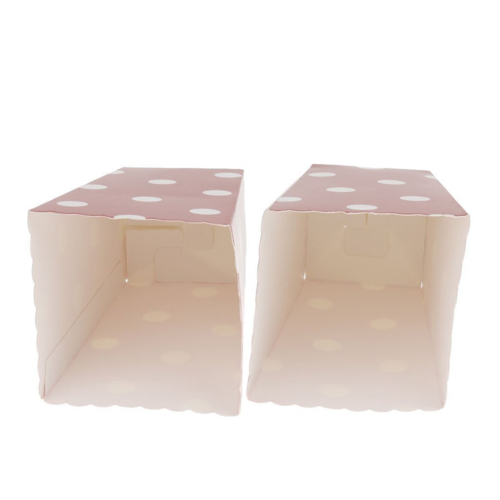 Food Day Snacks - 12 Stück Popcorn-Boxen, Leichte Rosa Party-Snackbehälter