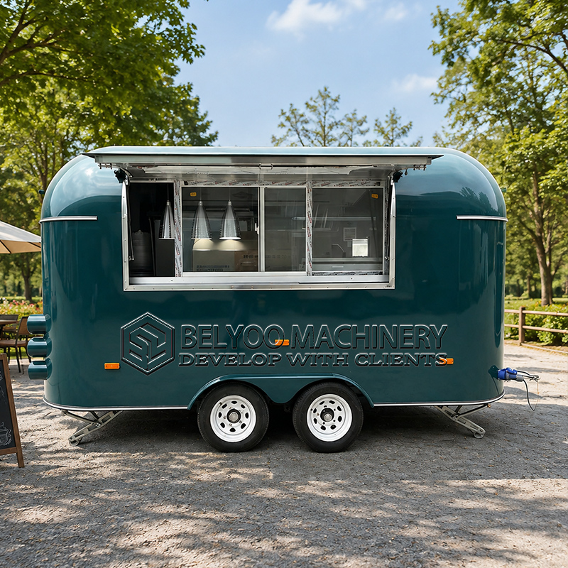 Food Snacks In Usa - Belyoo Kommerzieller Food-Trailer Maßgefertigte Mobile Küche