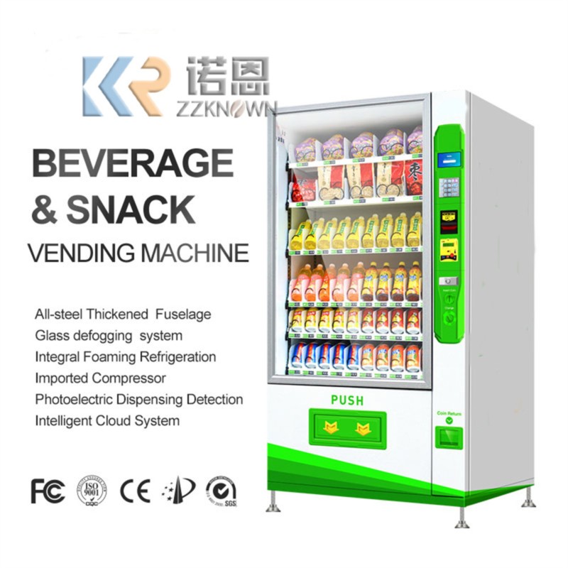 Food Snacks In Usa - Park-Getränkeautomat mit großer Kapazität, Kombi-Süßigkeiten- und