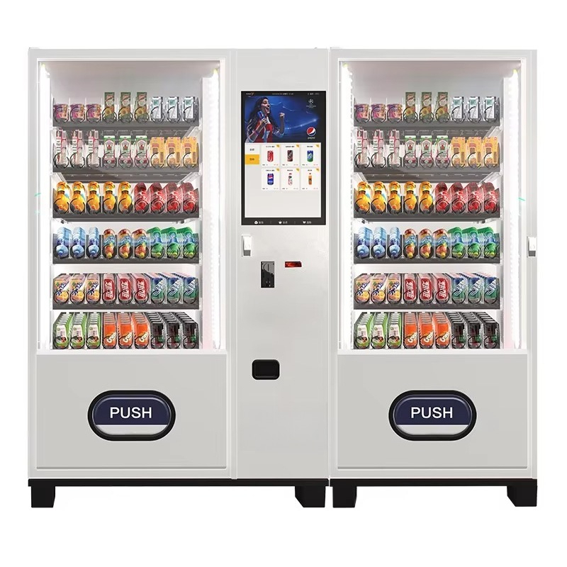 Food Snacks In Usa - Automatischer Kaltgetränke-Verkaufsautomat Intelligenter Getränke- und Snackspender