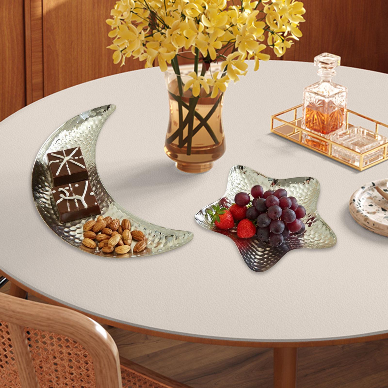 Food Sweet Snacks - Elegantes Eisentablett-Set für Süßigkeiten, Desserts, Lebensmittel,