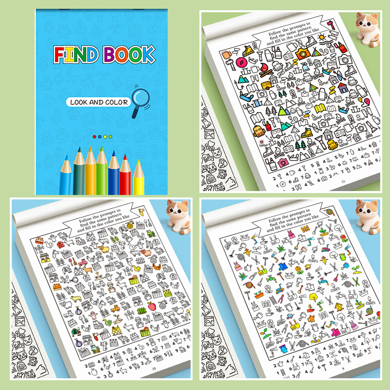 Interaktives Buch mit versteck – Food Snacks Coloring Book Bewertung und Preis
