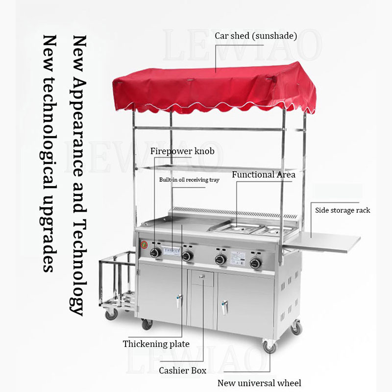Mobiler Imbisswagen-Anhänger a – Food Snacks Catering Bewertung und Preis