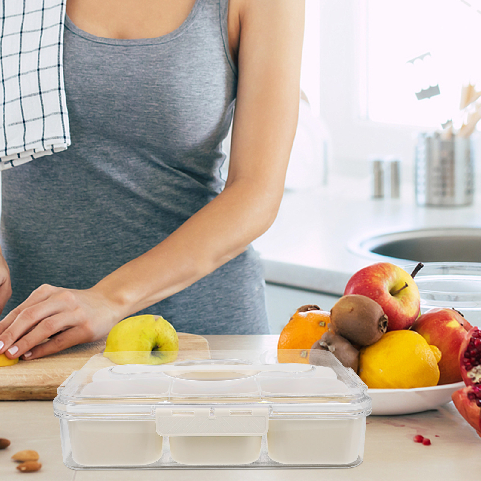 9-Fächer-Servierplatte für Sna – Food Sweet Snacks Bewertung und Preis