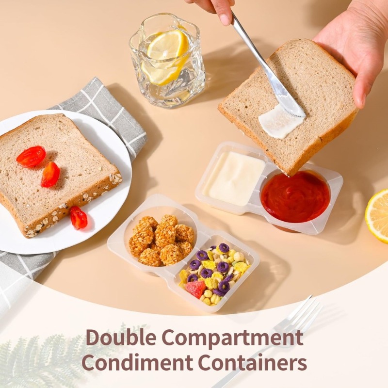 5/10/20/40PCS Doppelfach-Gewür – Food Snacks For Picnic Bewertung und Preis
