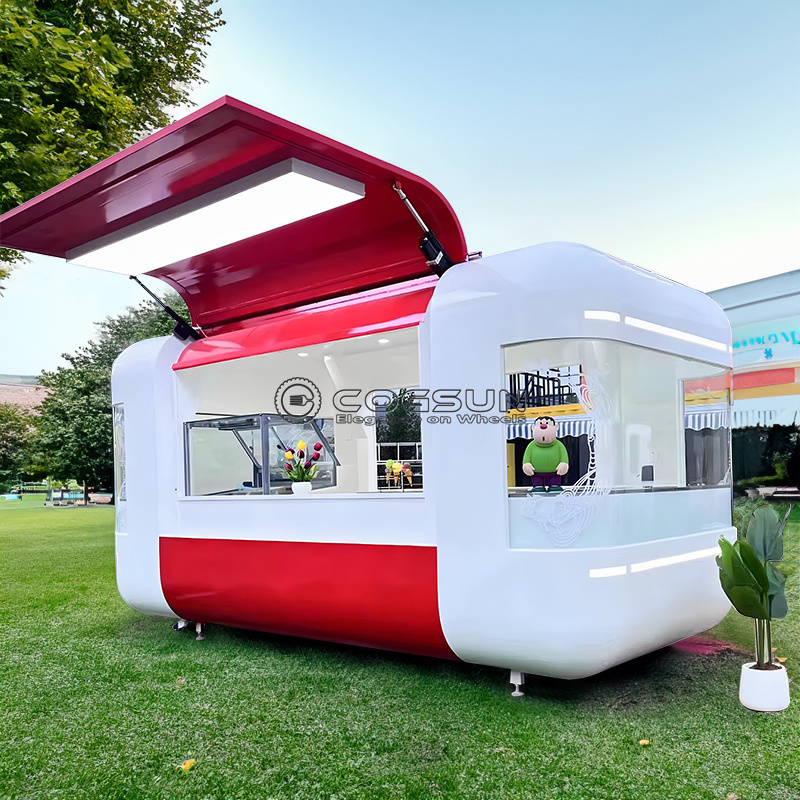 Street Mobile Food Trailer Piz – Food Snacks Catering Bewertung und Preis