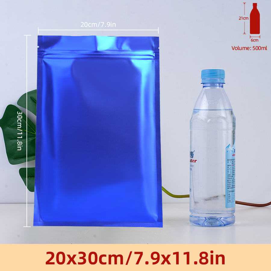 100 Stück matte blaue Folien-R – Food Snacks In Usa Bewertung und Preis